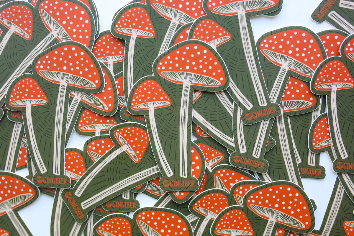 Mushroom Sticker