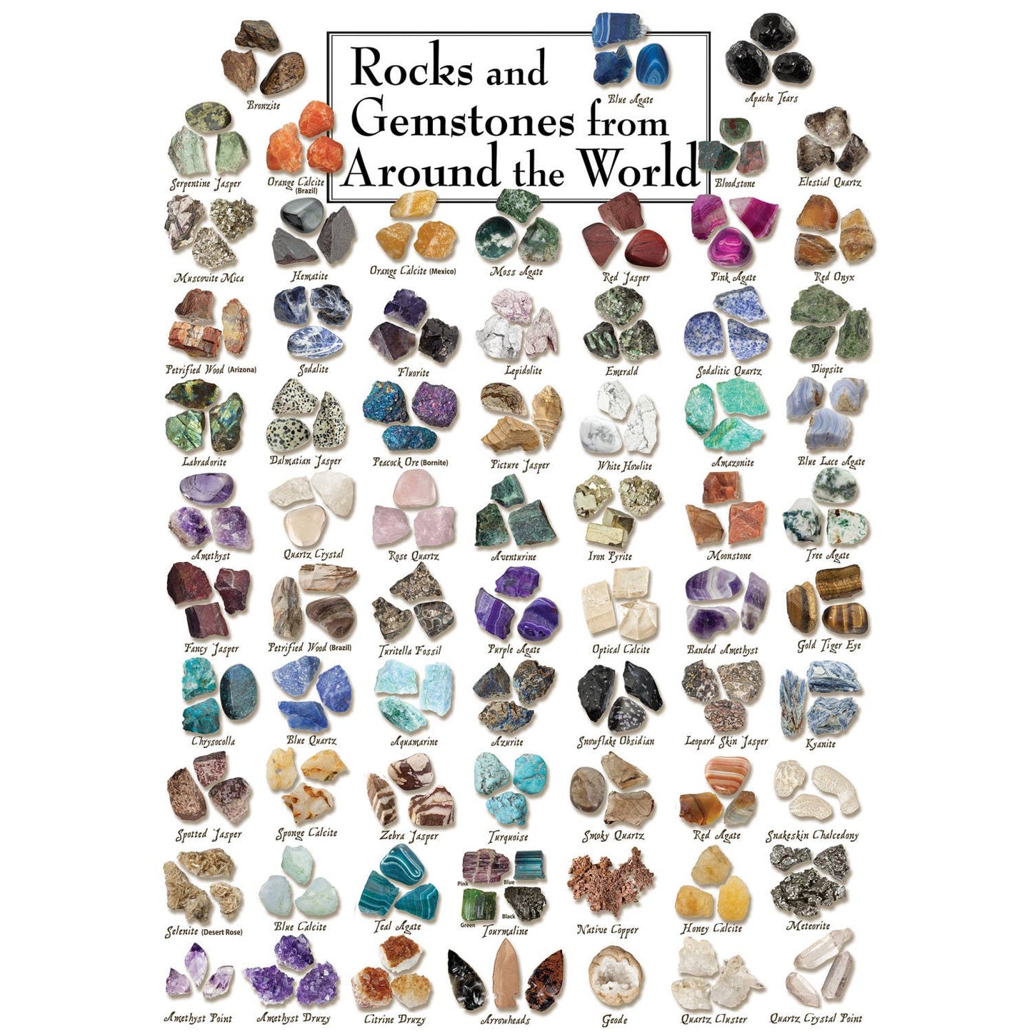 Rocks & Gemstones Around the World Puzzle | 1000 Pieces