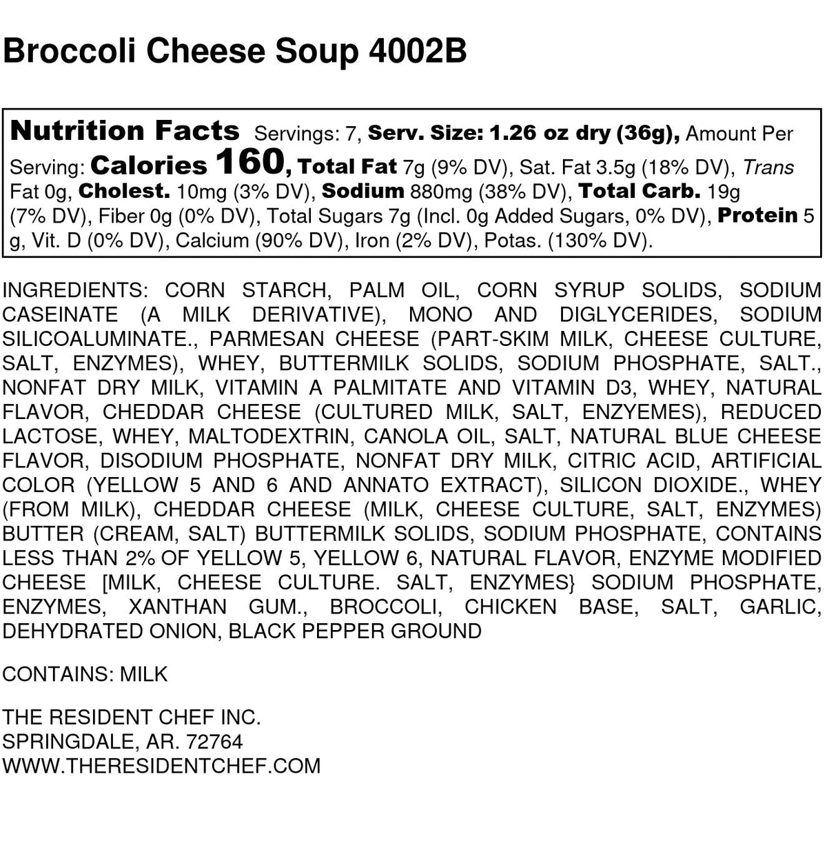 Broccoli Cheese Soup