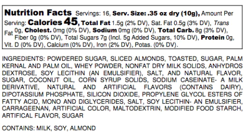 White Chocolate Amaretto Mix