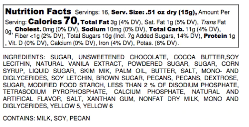 Turtle Cheesecake Mix
