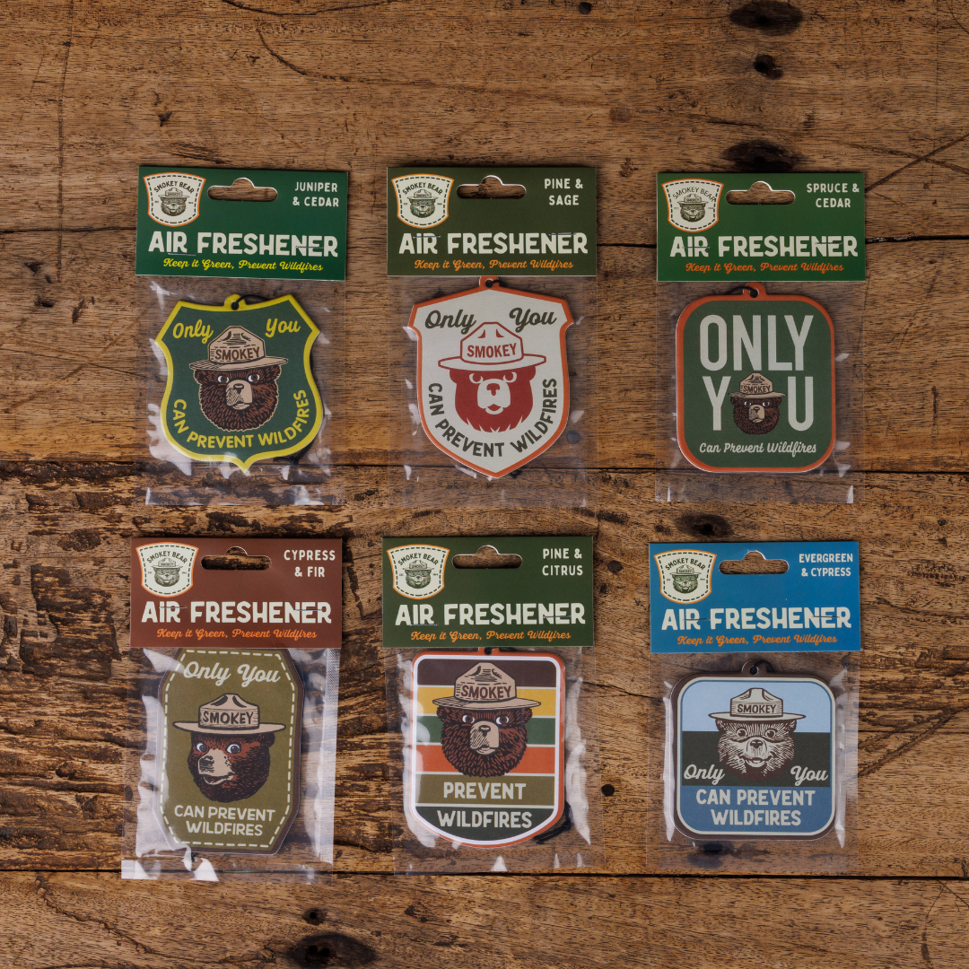 Evergreen & Cypress - Smokey Bear Air Freshener