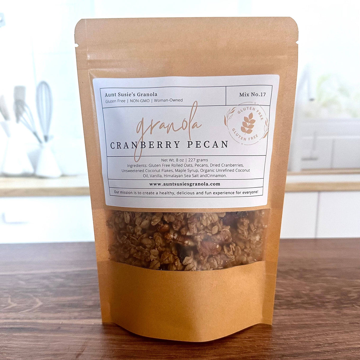 Cranberry Pecan Granola - Gluten Free