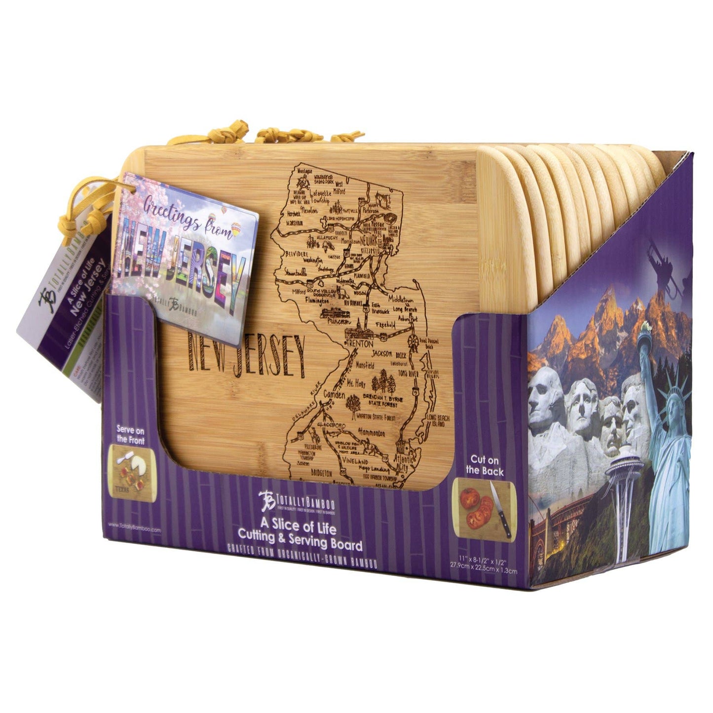 A Slice of Life Arkansas Cutting & Charcuterie Board