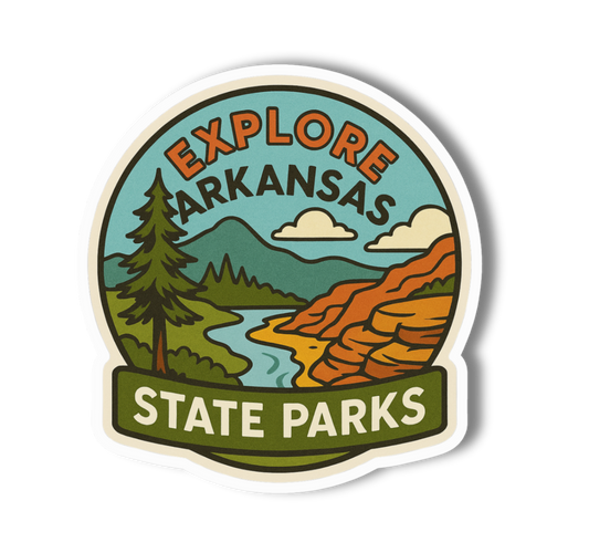 Arkansas State Parks 3" Vinyl Sticker