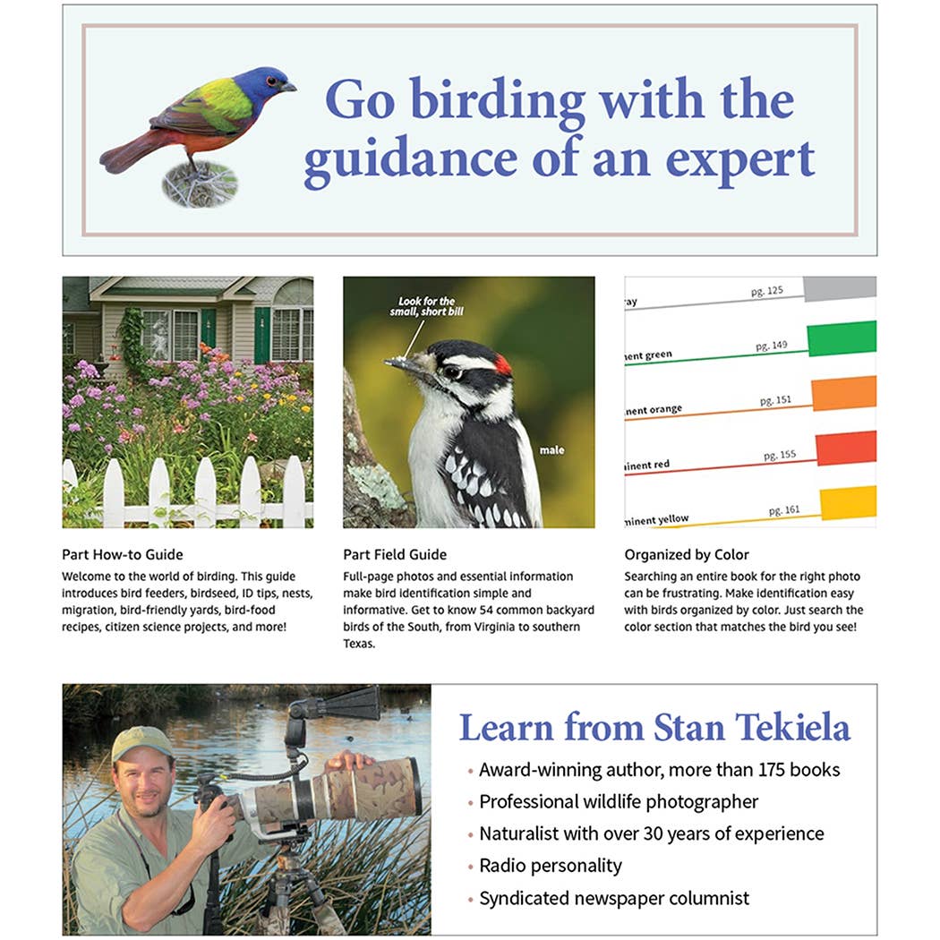 Stan Tekiela Birding Beginners: South