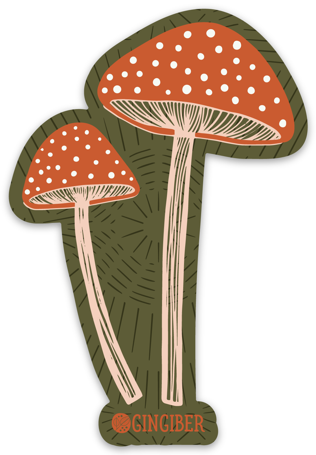 Mushroom Sticker