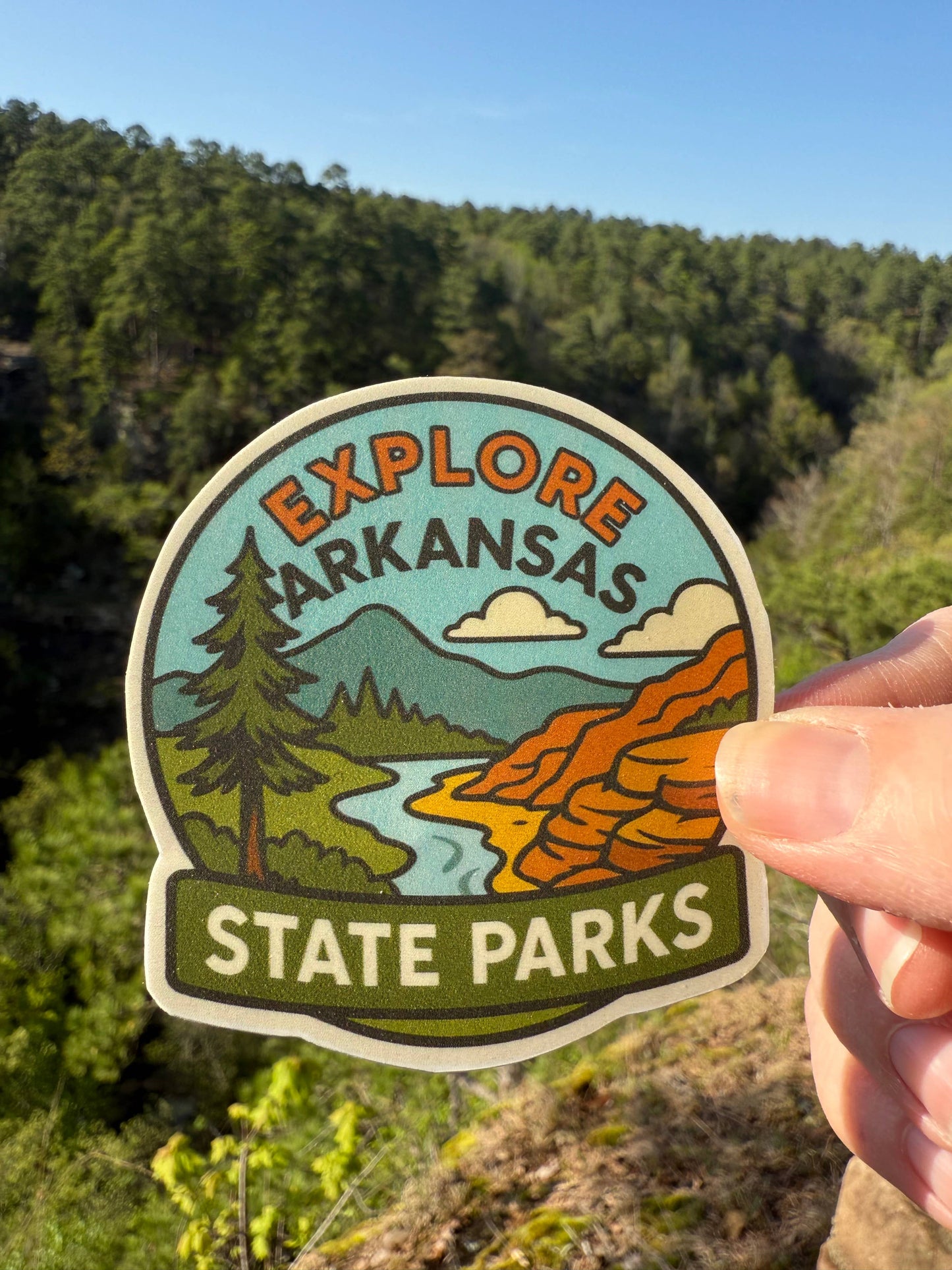 Arkansas State Parks 3" Vinyl Sticker