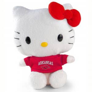 Arkansas Razorbacks Hello Kitty- 6 Inch