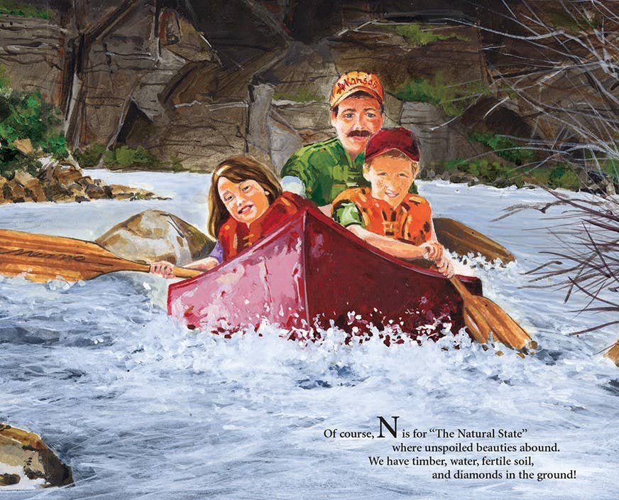An ARKANSAS picture book: N is for Natural State