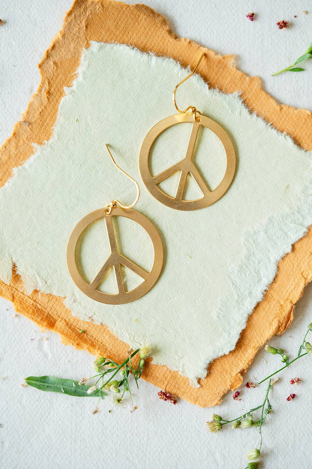 Peace Sign Earrings