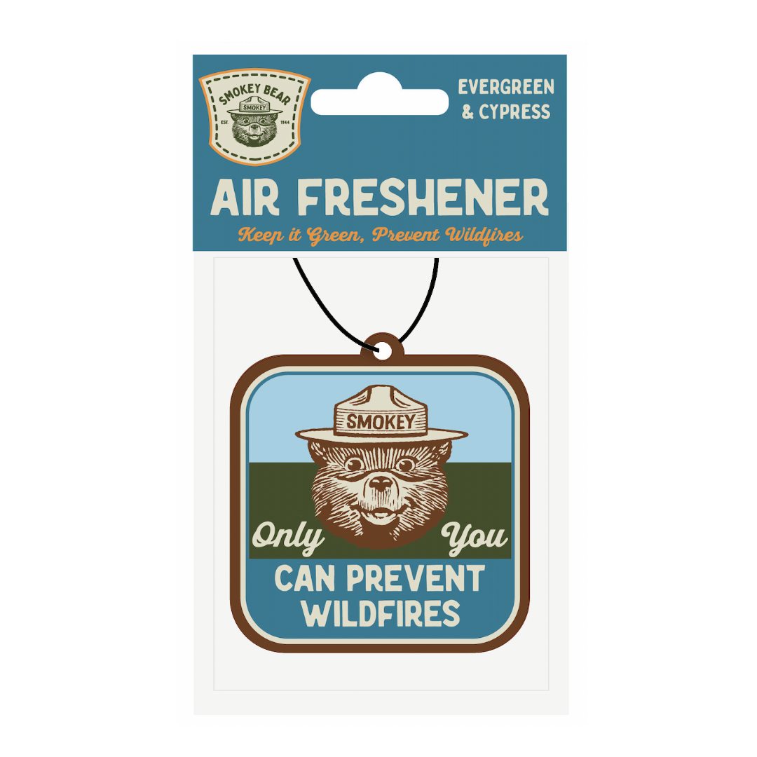 Evergreen & Cypress - Smokey Bear Air Freshener