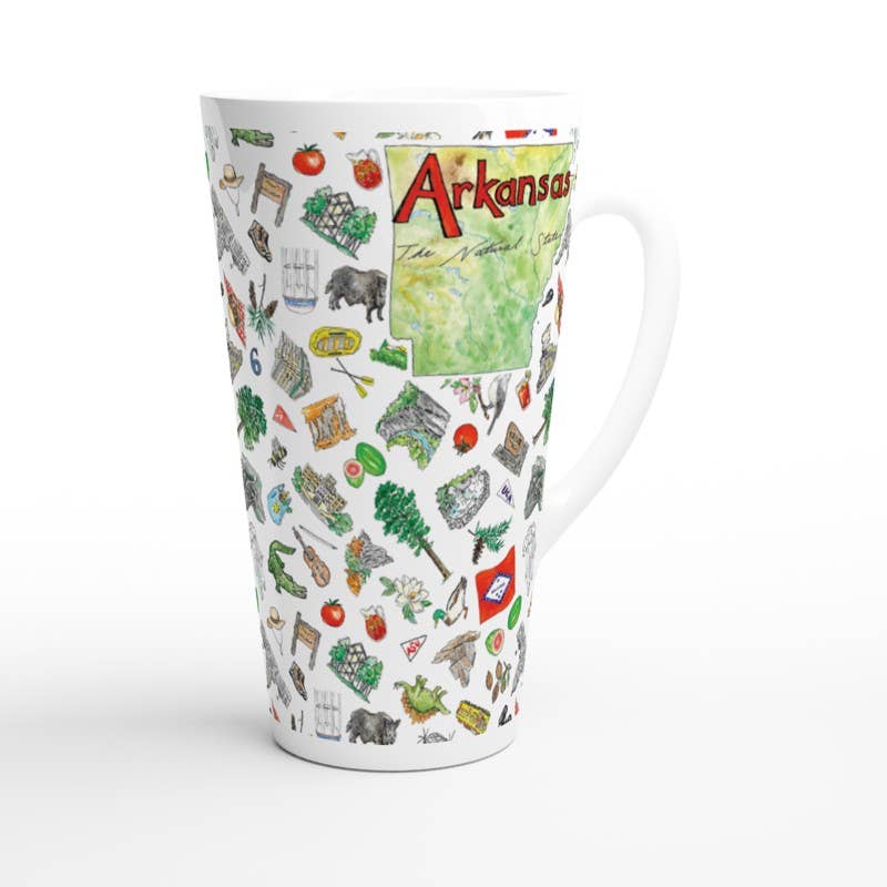 Pippa Arkansas Latte mug- 2 sizes!