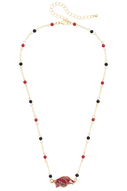 Arkansas Razorbacks Logo Layering Necklace