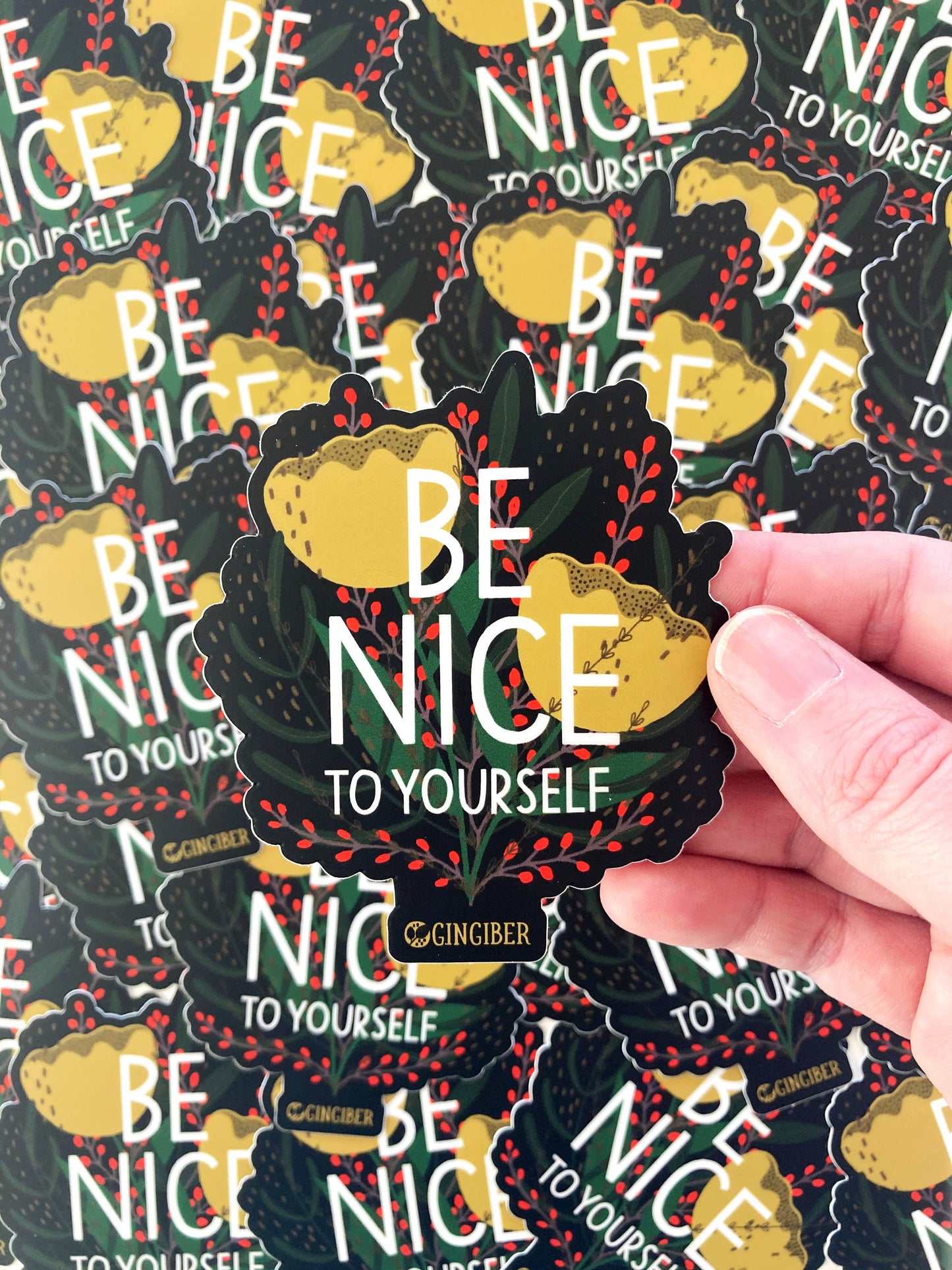 Be Nice To Yourself Sticker