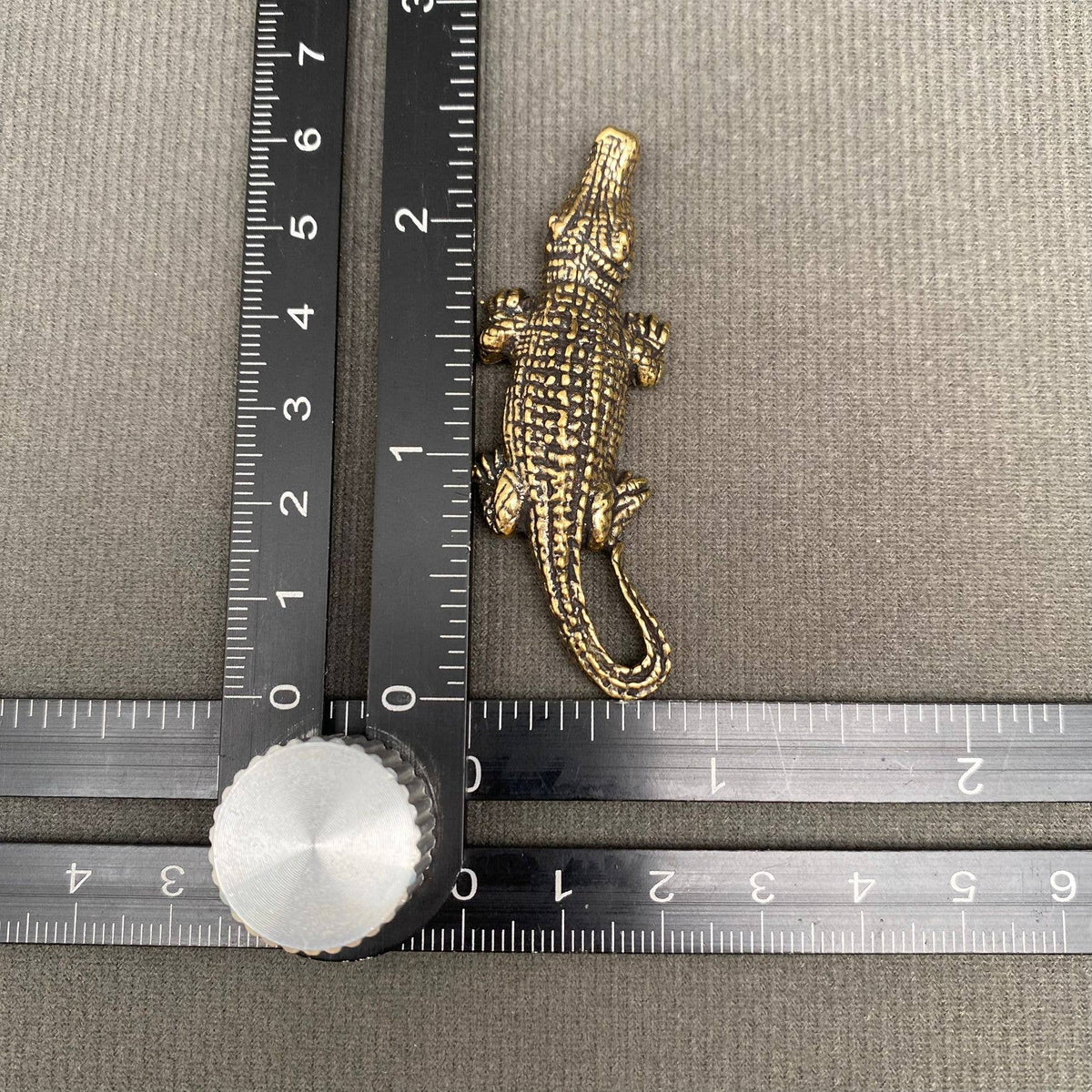 Brass Little Alligator Figurine