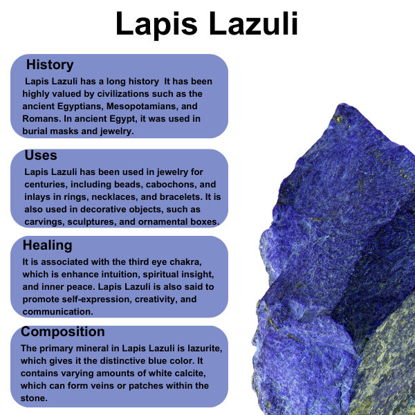 Lapis Lazuli Worry Stones, Pocket Crystal, Thumb Stones