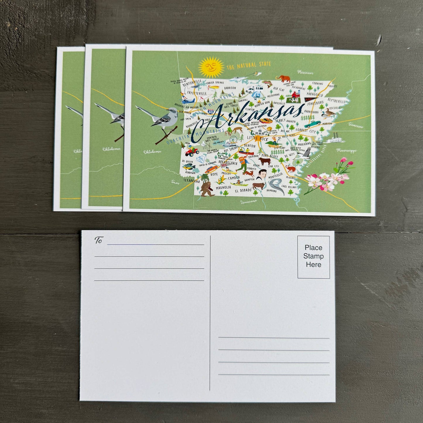 Arkansas 4" x 6" Postcard