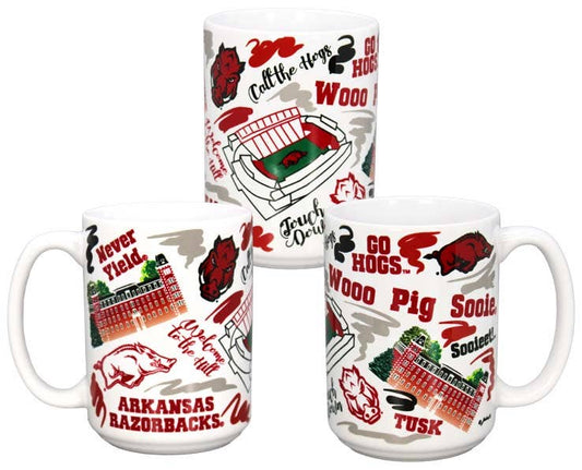Arkansas Razorbacks Mug Ceramic Grande Campus