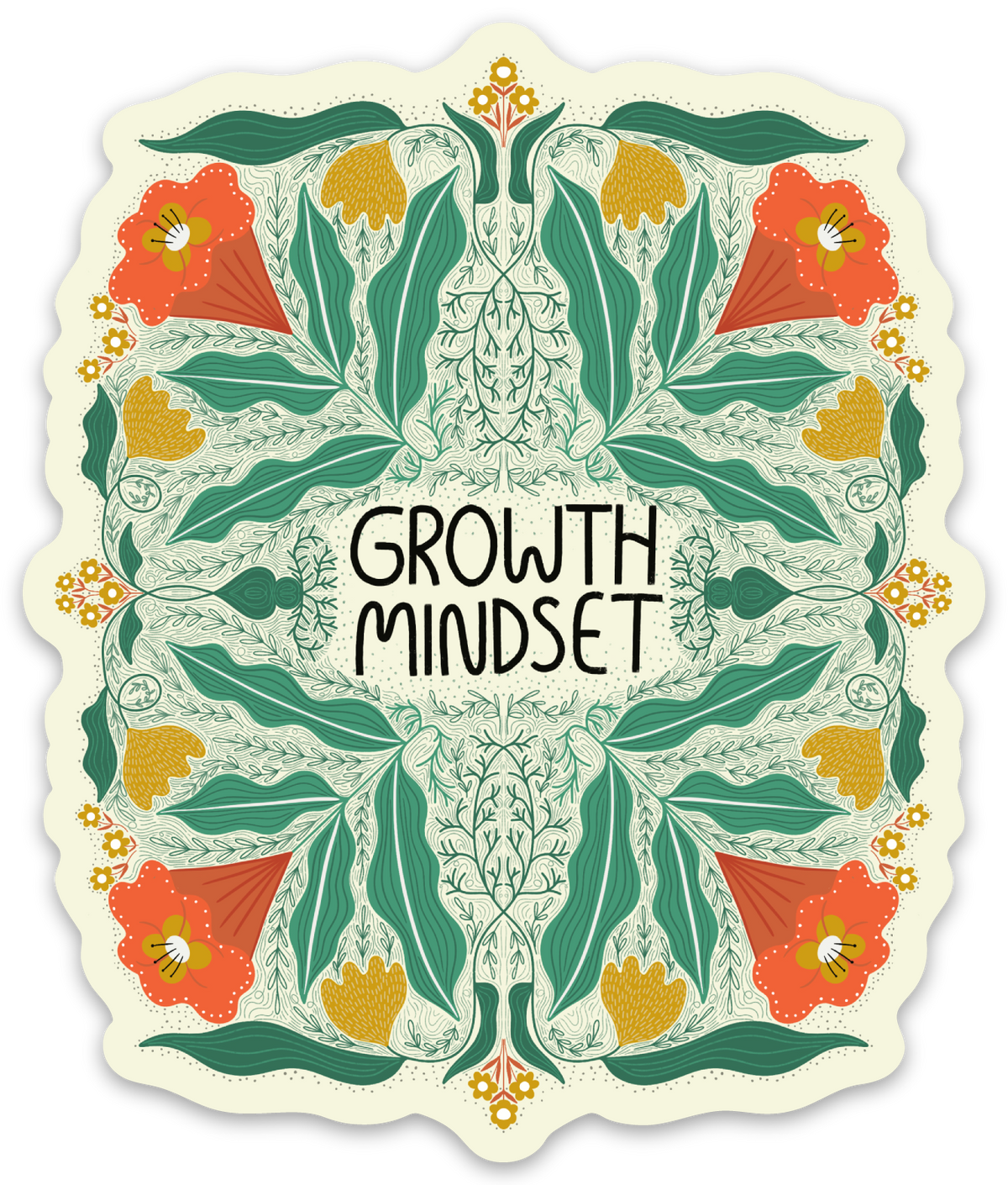 Growth Mindset Sticker