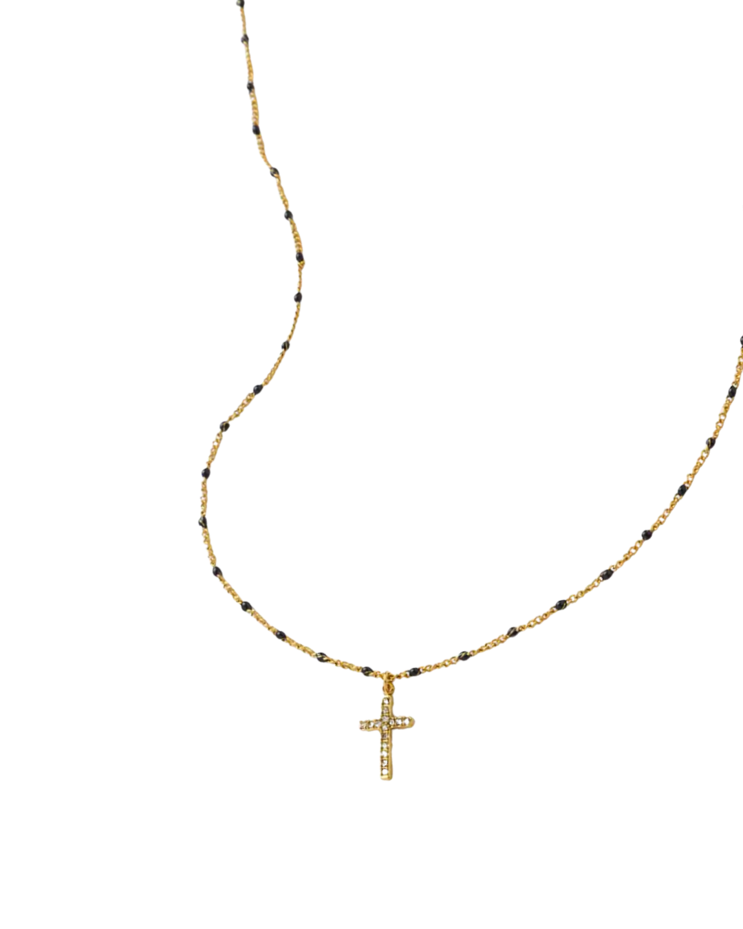 Pasadena Cross Necklace : Hypoallergenic, Water Resistant, & Made in Arkansas