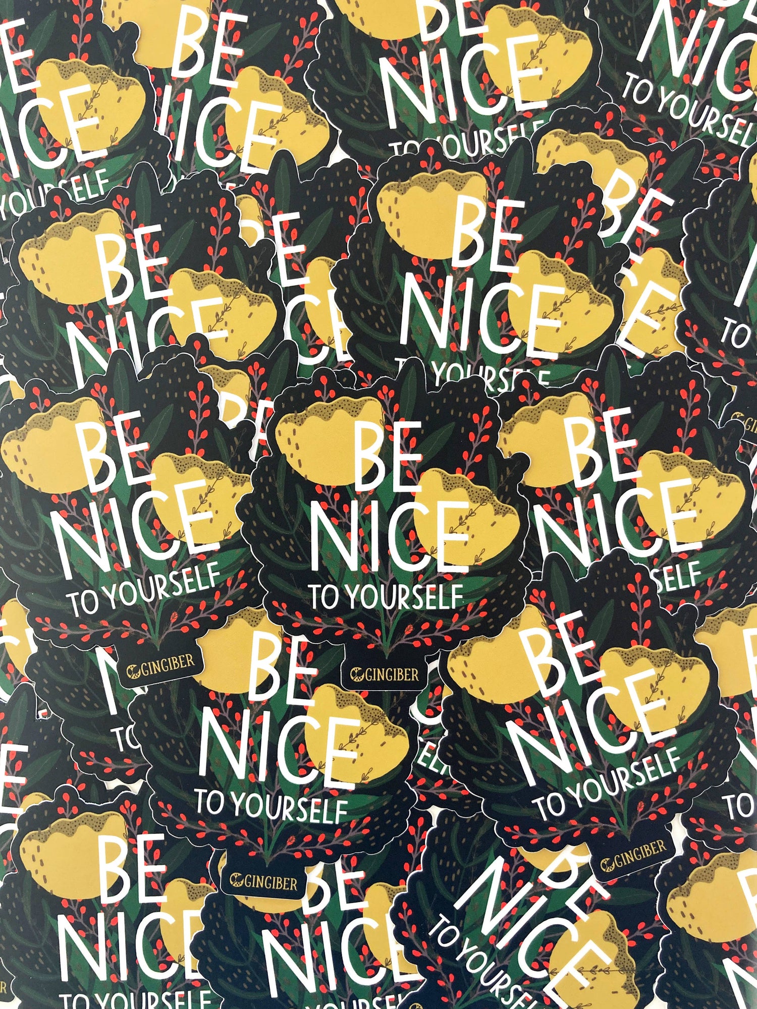 Be Nice To Yourself Sticker