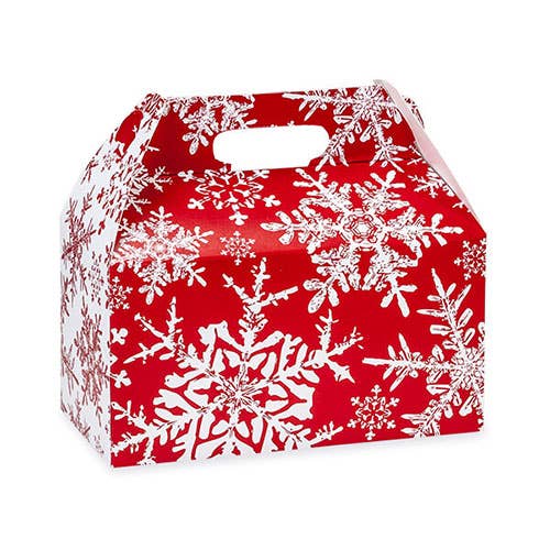 Christmas Print Gable Boxes