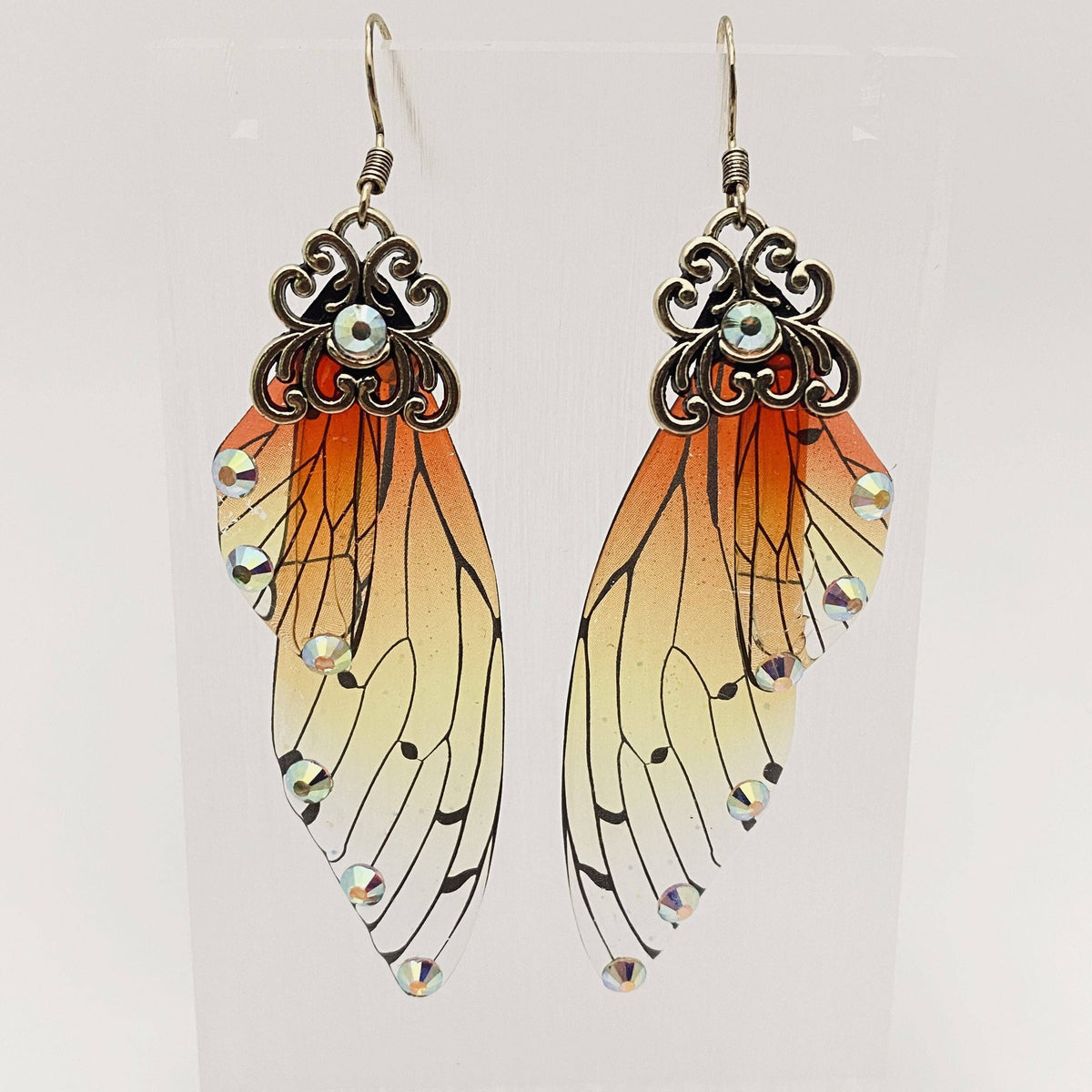 Handmade Fairy Wings Earrings Insect Butterfly Wing
