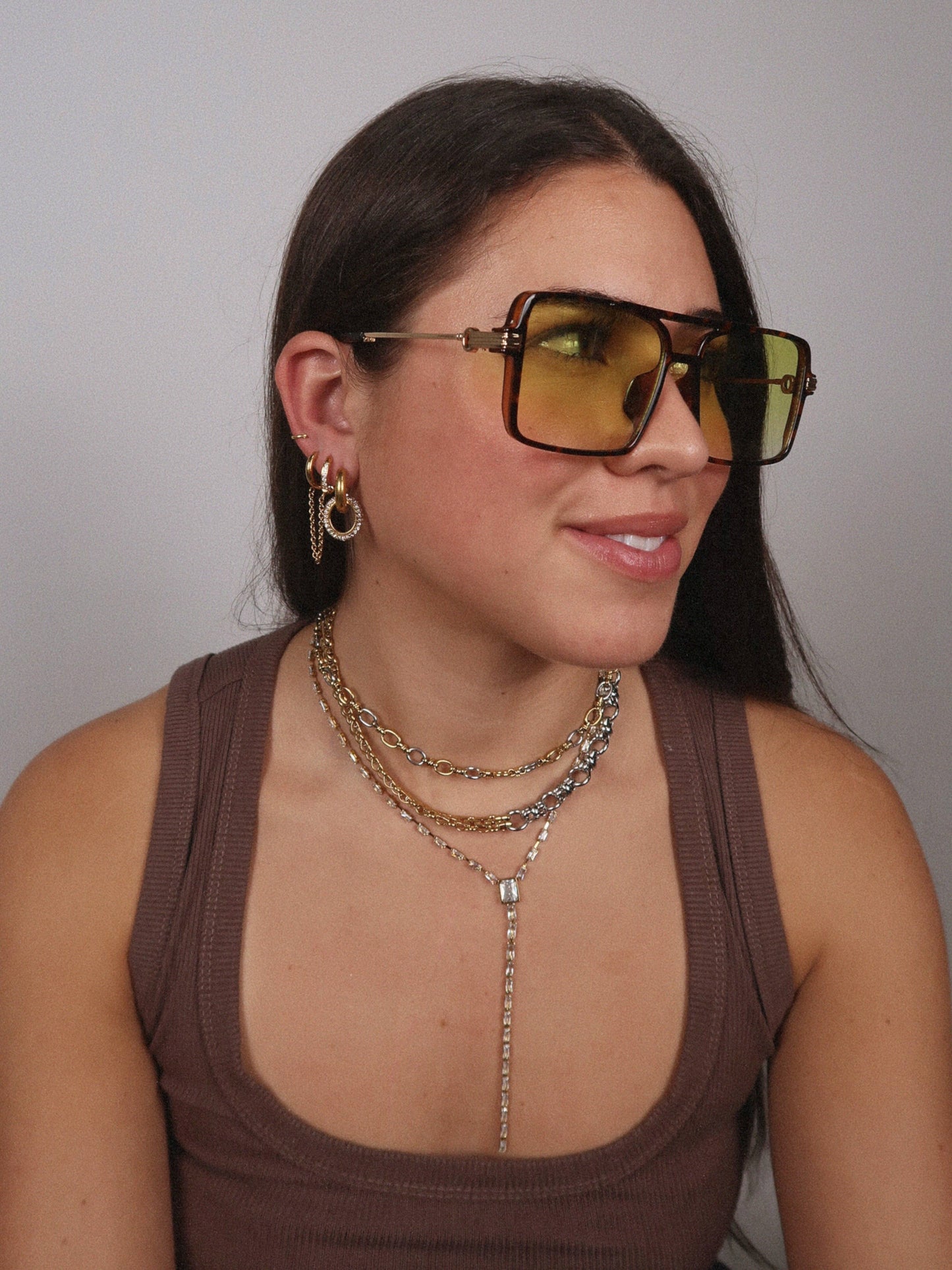 Circle Link Earring : Hypoallergenic, Water Resistant, & Made in Arkansas