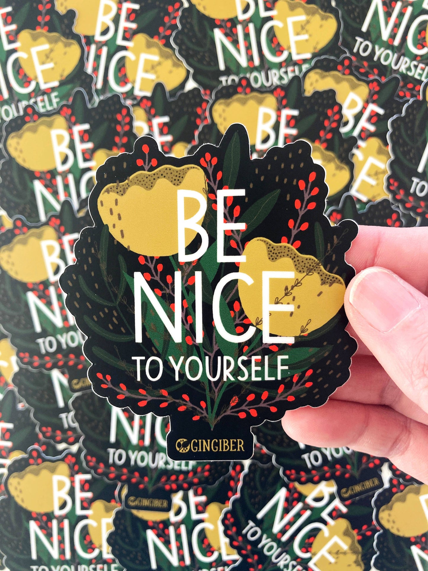 Be Nice To Yourself Sticker