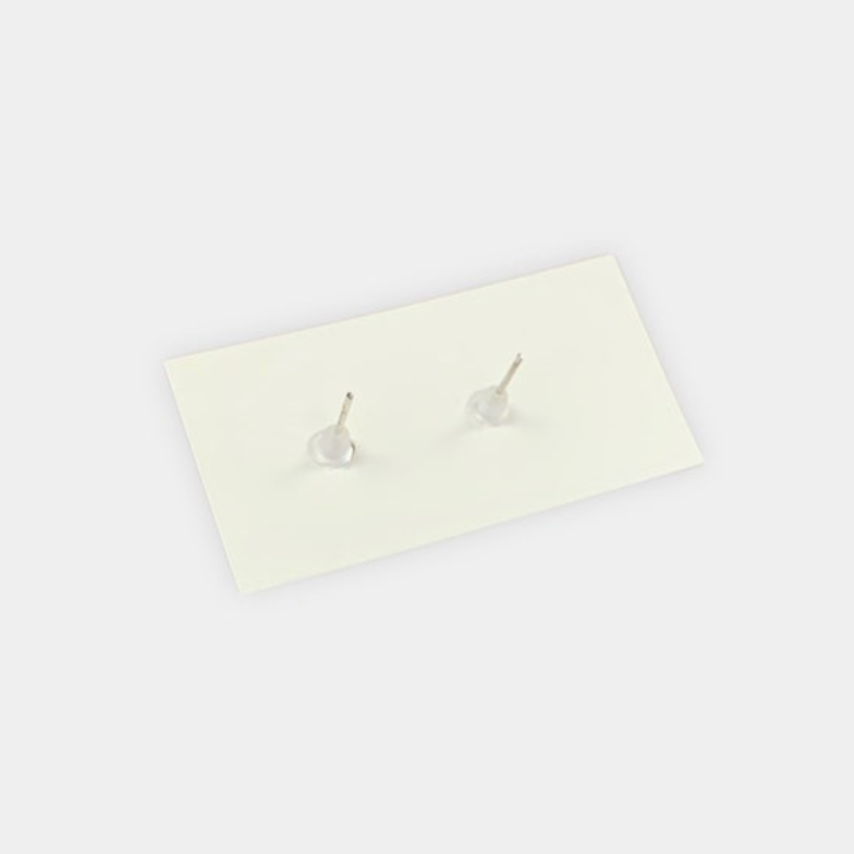 Neon Coral Mustard Seed Faith Posts Earrings