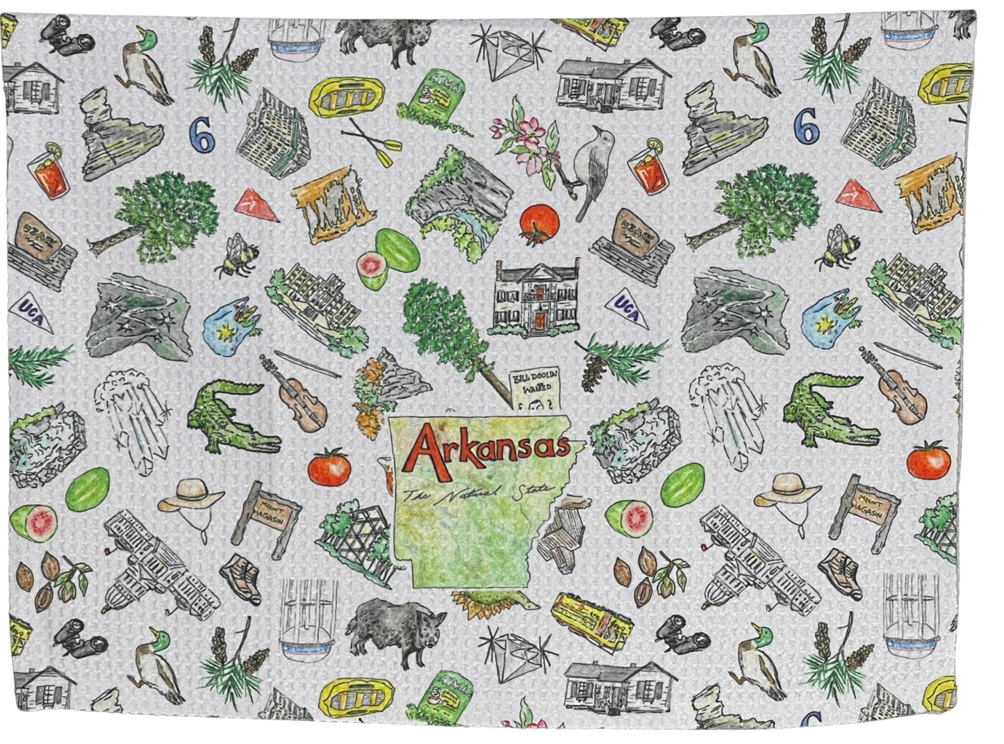 Arkansas tea towel