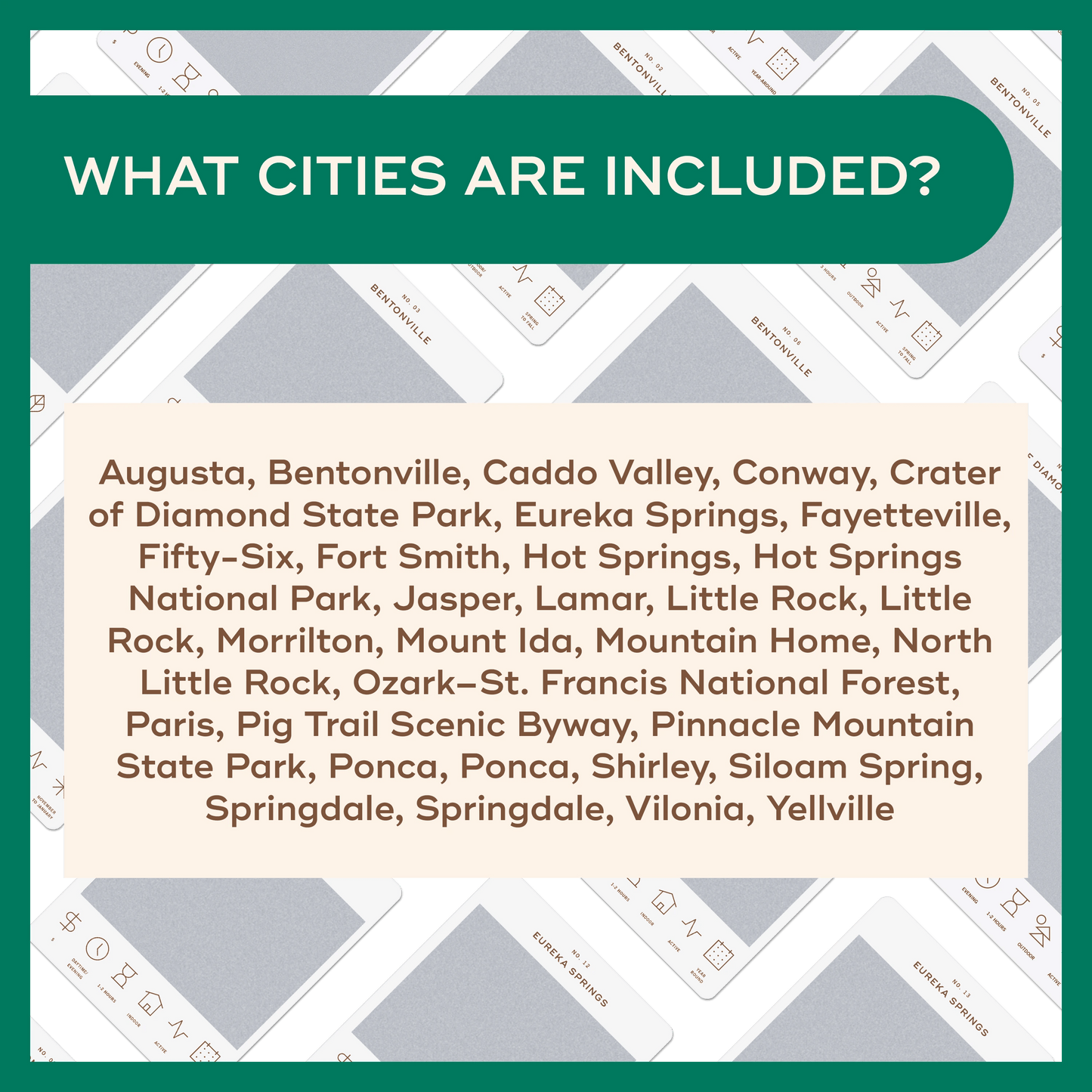 Arkansas Adventure Bucket List