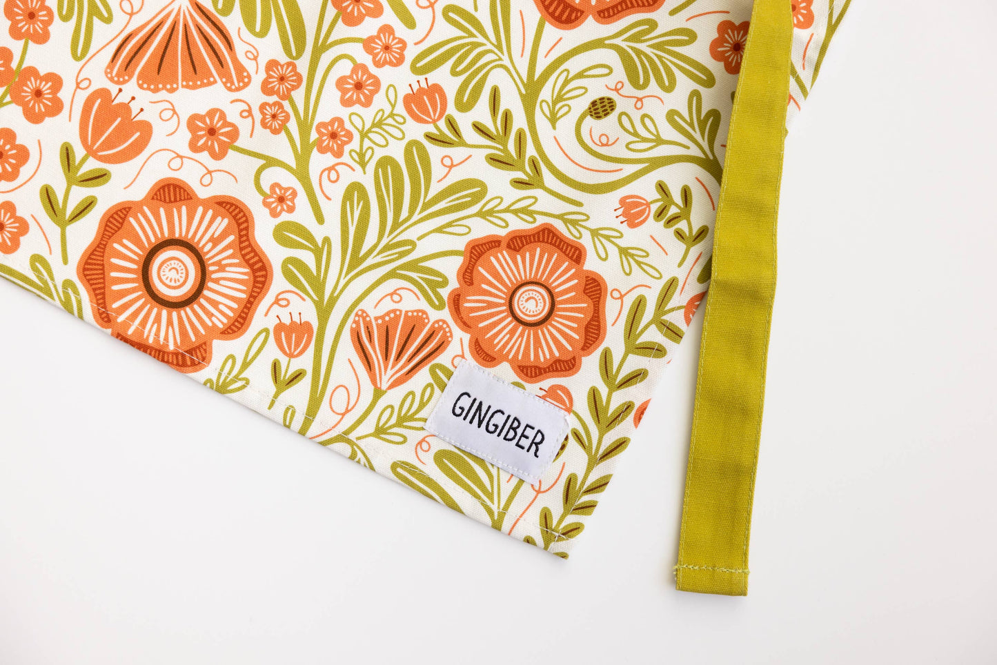 Poppy Apron - Bold Floral Kitchen Decor, Baking