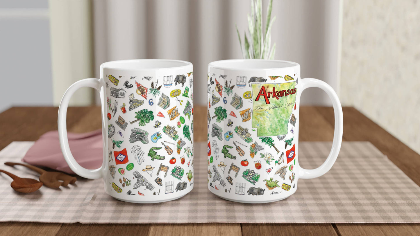 Pippa Arkansas Latte mug- 2 sizes!
