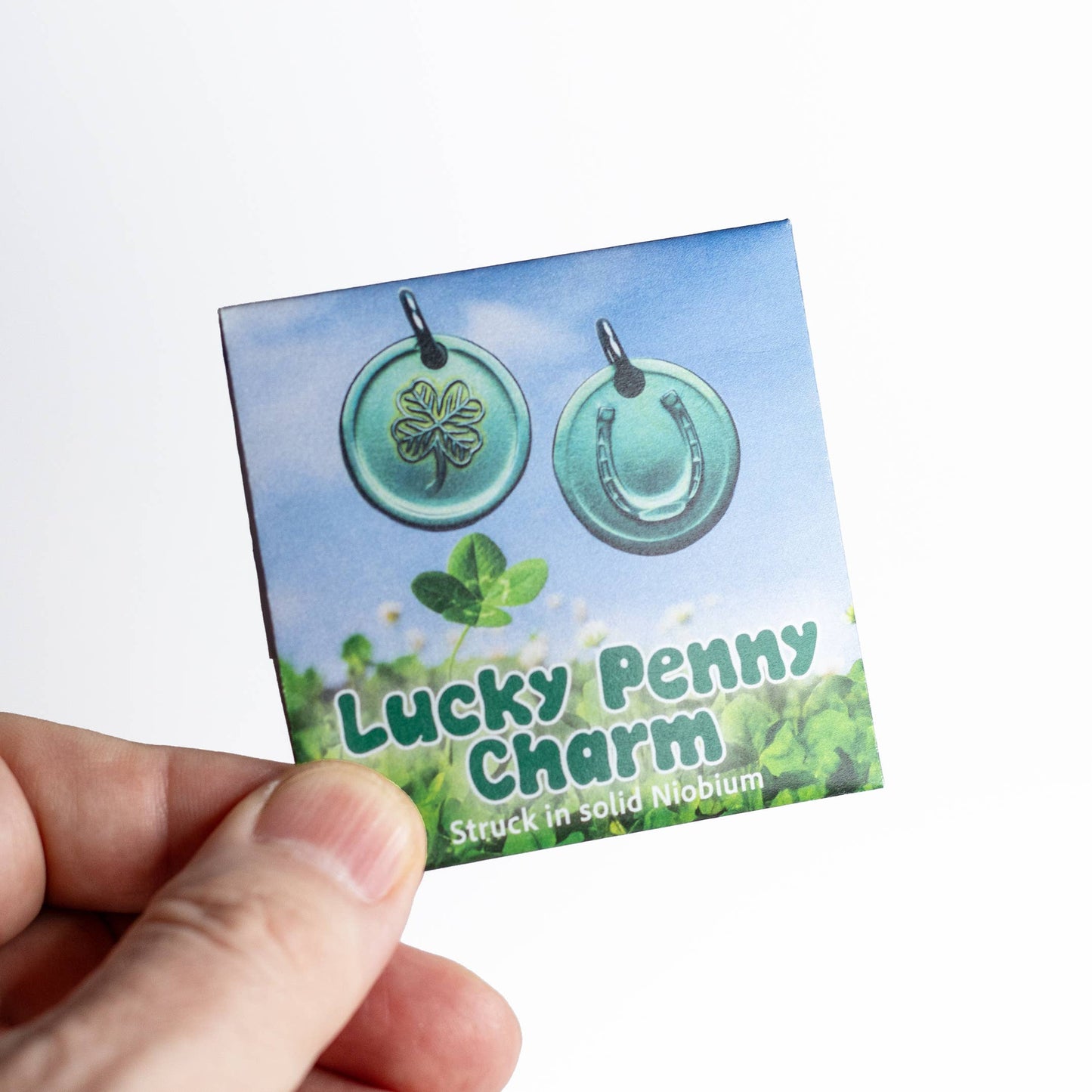 Lucky Green Niobium Charm / Made in Arkansas