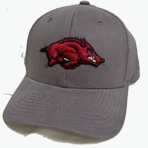 Arkansas Razorbacks Cap- Grey Hog