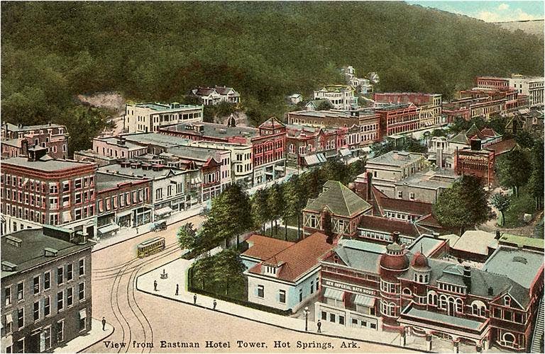 AR-07 View from Eastman Hotel - Vintage Image, Postcard