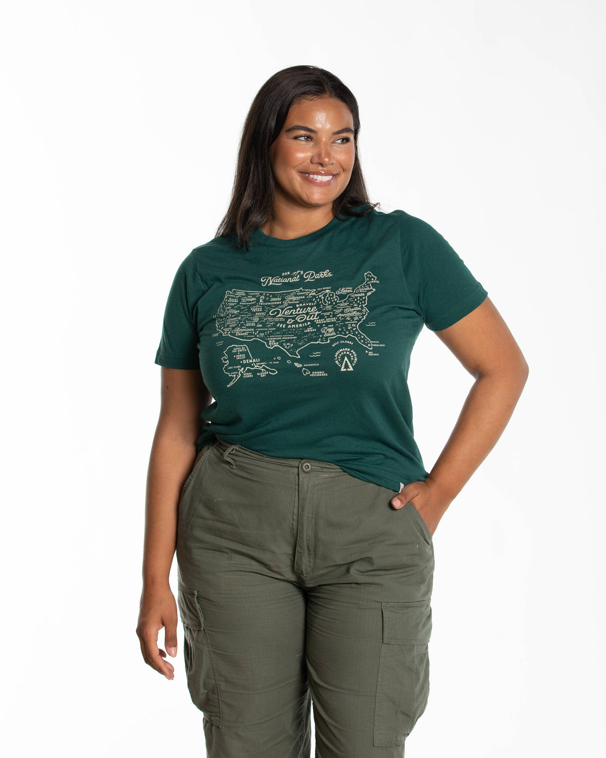 National Parks Map T-shirt