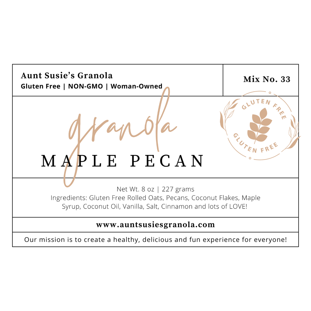 Maple Pecan Granola | Gluten Free
