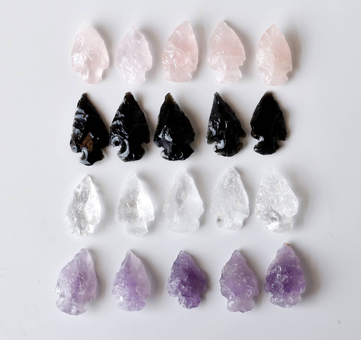Healing Gemstone Arrowhead | Carved Crystal | Jewelry