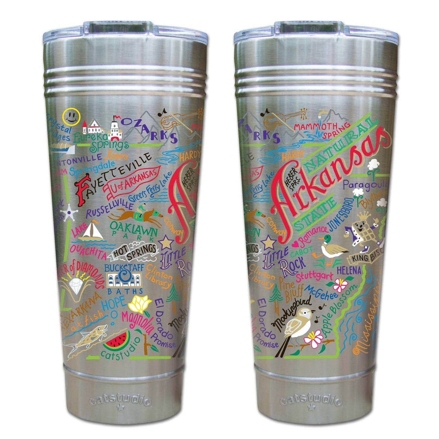 Arkansas Licensed Razorback Thermal Tumbler