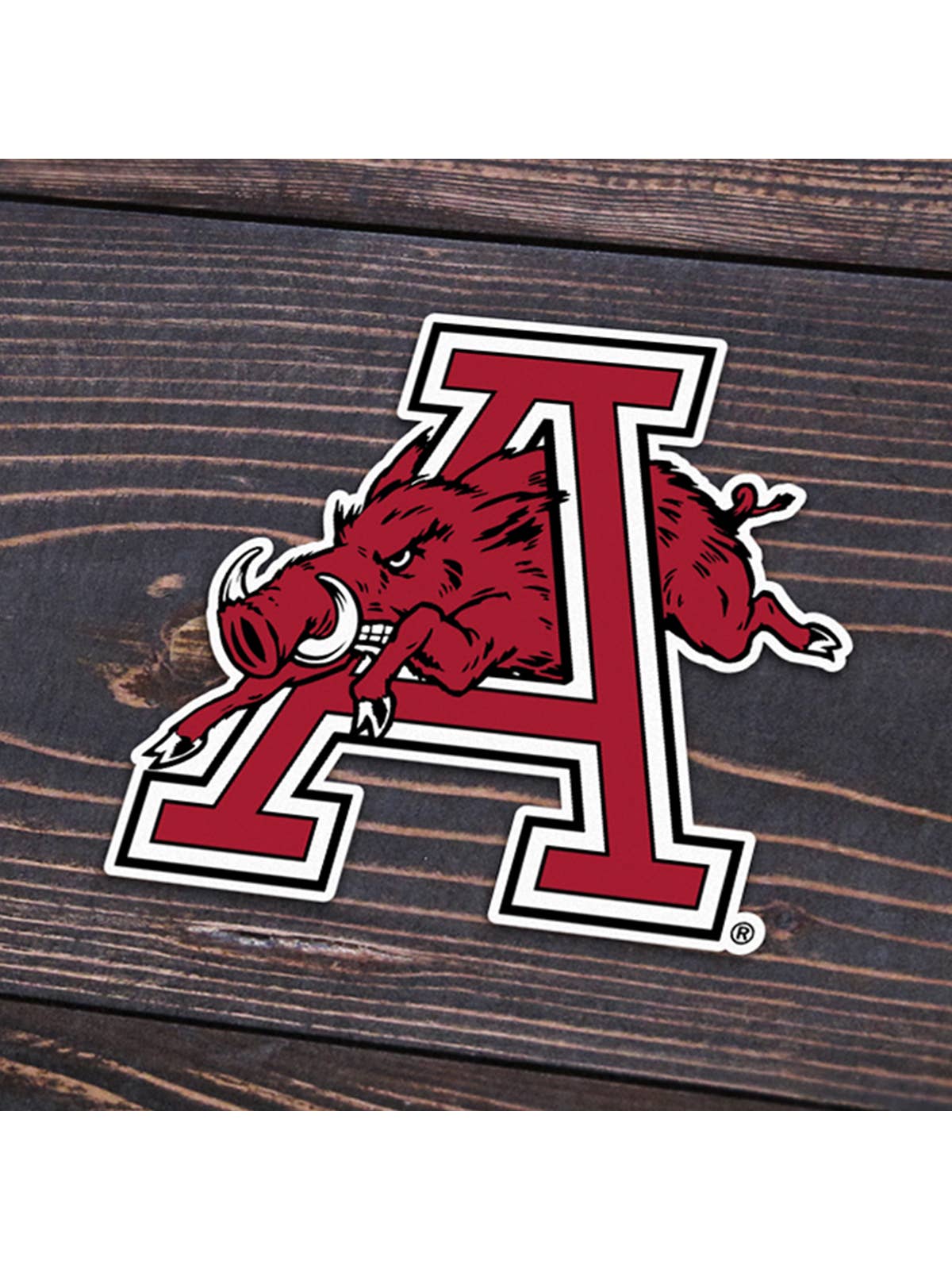 Hog Through A Sticker