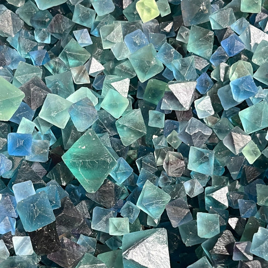 Aqua Fluorite Cube