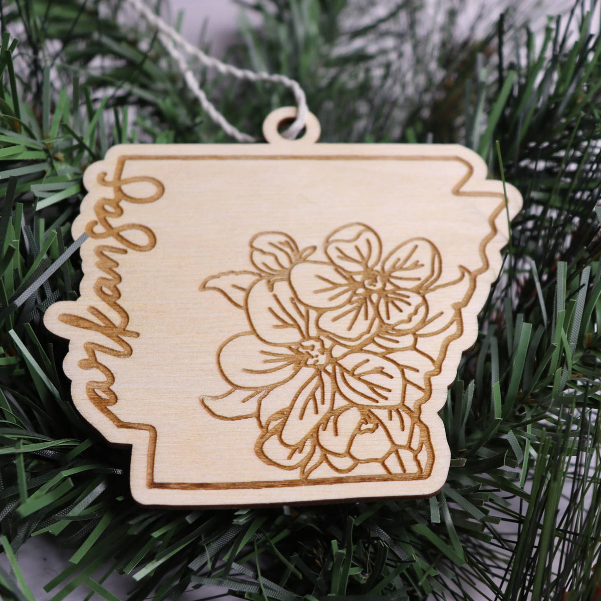 Arkansas Apple Blossom Ornament