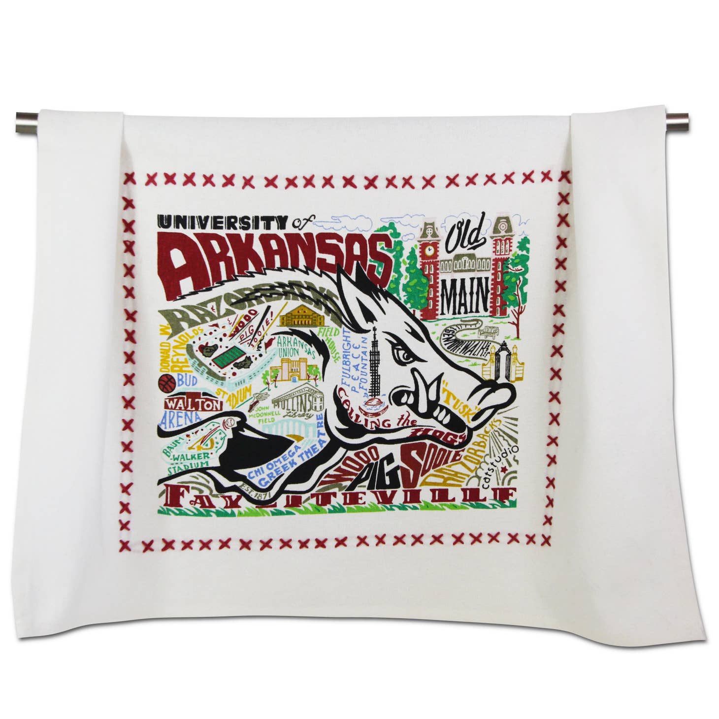 University of Arkansas Dish Towel