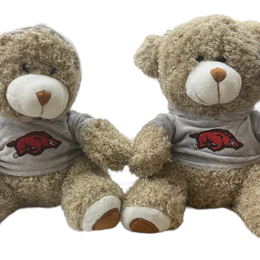 Razorback Plush Wearing Hoodie