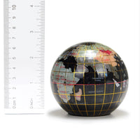 Gemstone Globe Paperweight