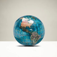 Gemstone Globe Paperweight