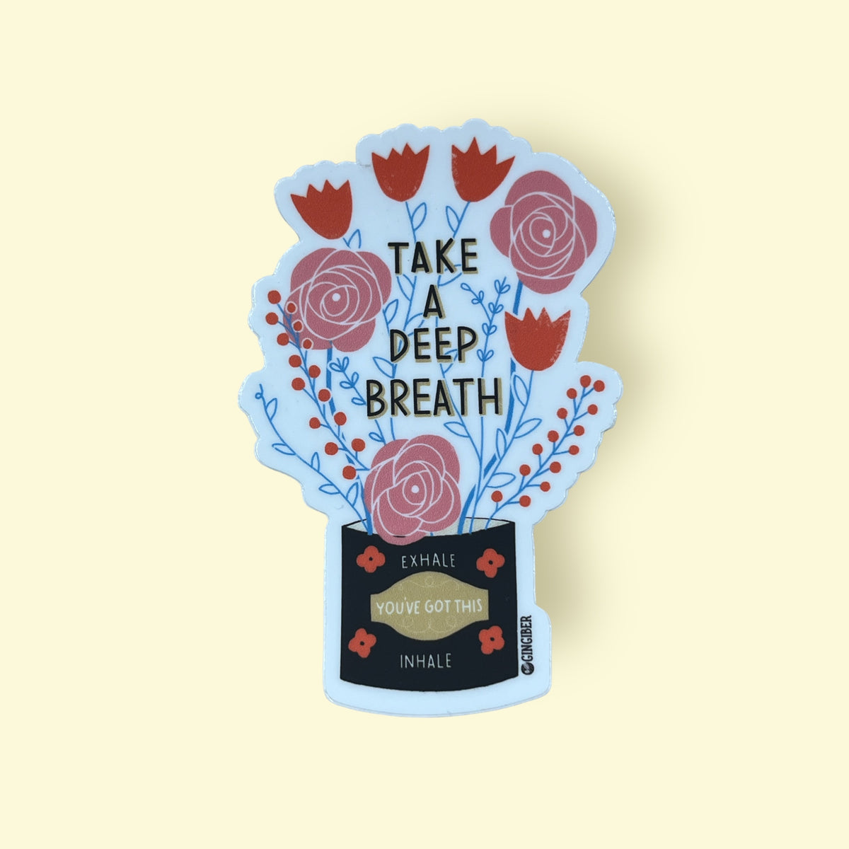 Deep Breath Sticker